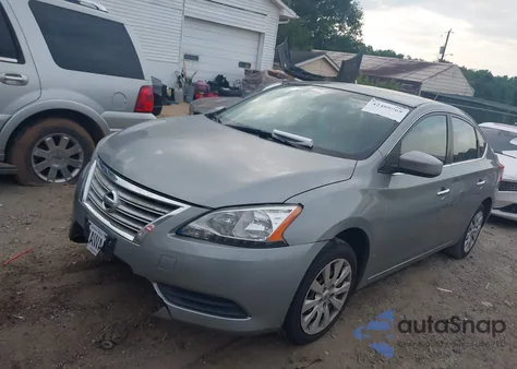 2014 Nissan Sentra S from USA, damaged, VIN 3N1AB7APXEY261851